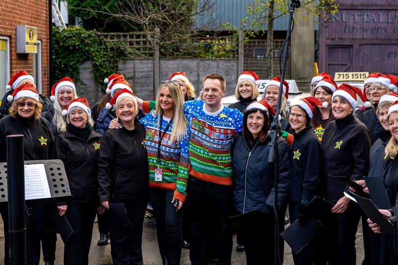 Corrie Christmas Carol group