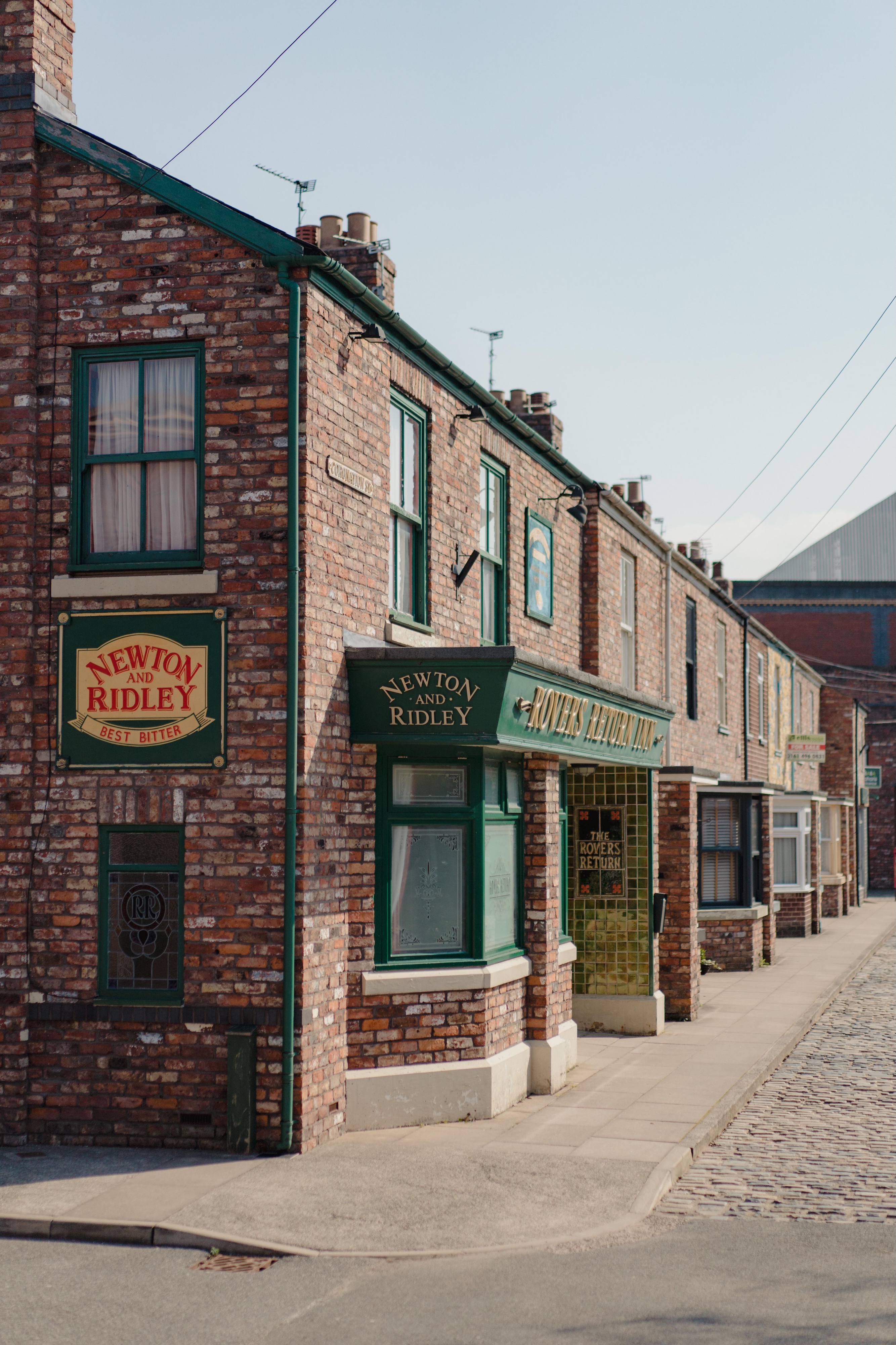 The Coronation Street Experience featuring the cobbled street and Rovers Return Inn