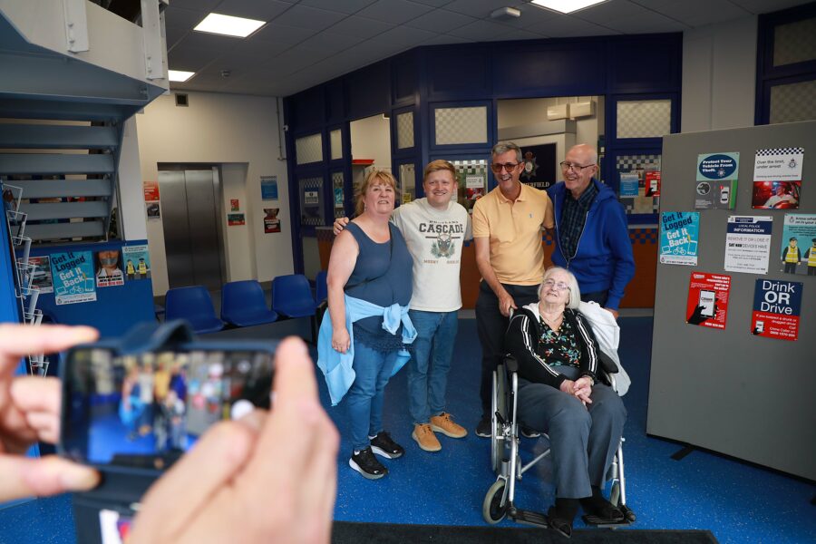 Sam Aston, who plays Chesney Brown, hosts a meet and greet at the Coronation Street Experience.