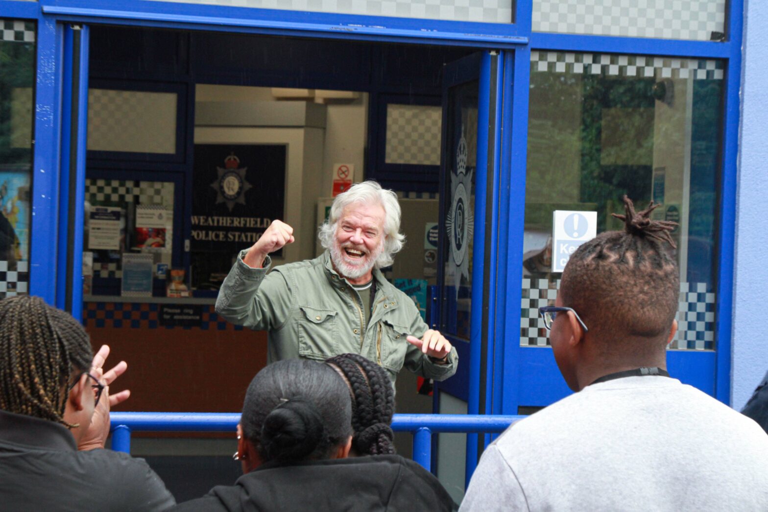 Ted Lasso's Bill Fellows hosts a day out on the Coronation Street production site.
